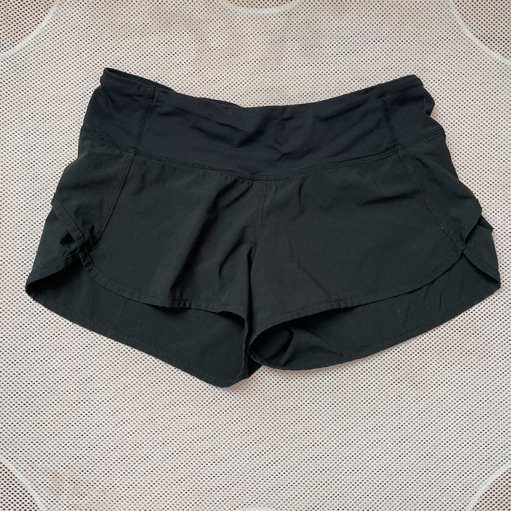 Lululemon size 2 Women's Black Athletic Shorts